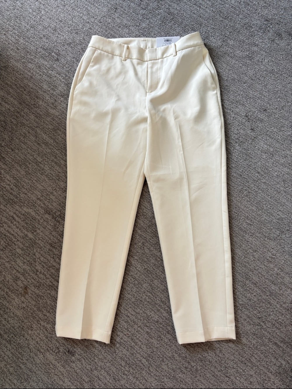 INC Cropped Cream Tailored Trousers NWT size 6